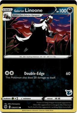 2020 Galarian Linoone (Eevee Stamped) #036/073 Miscellaneous Cards & Products