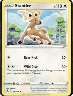 2021 Stantler #208 Fusion Strike
