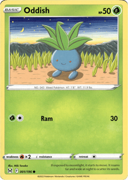 2022 Oddish #1 Lost Origin
