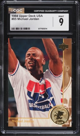 1994 Upper Deck USA Michael Jordan #85 CGC 9 MINT
