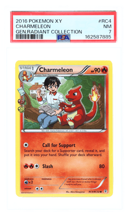 2016 Pokemon XY Generations Radiant Collection Charmeleon #RC4 PSA 7