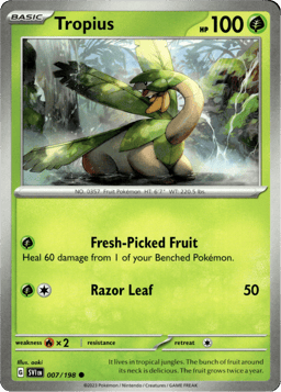 2023 Tropius #7 Scarlet & Violet