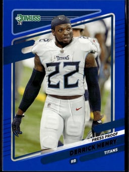 2021 Derrick Henry #14 Donruss Press Proof