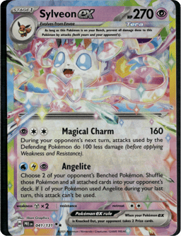 2025 Sylveon ex #41 Prismatic Evolutions