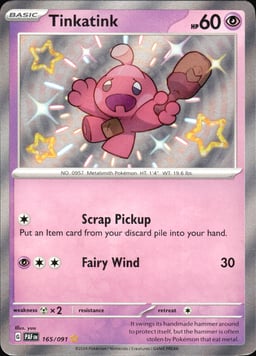 2024 Tinkatink #165 Paldean Fates