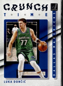2021 Luka Dončić #5 Donruss Crunch Time