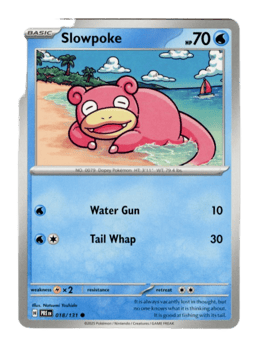 2025 Slowpoke #18 Prismatic Evolutions