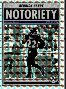 2025 Derrick Henry #4 Mosaic Notoriety