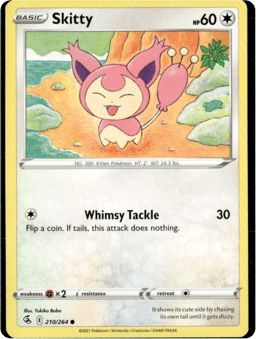 2021 Skitty #210 Fusion Strike