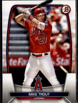 2023 Mike Trout #89 Bowman