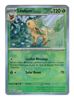 2025 Leafeon  (Master Ball) #5 Prismatic Evolutions