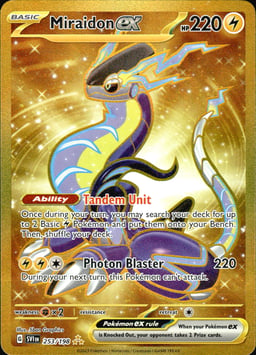 2023 Miraidon ex #253 Scarlet & Violet