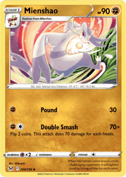 2022 Mienshao #104 Lost Origin