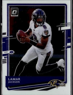 2020 Lamar Jackson #11 Donruss Optic