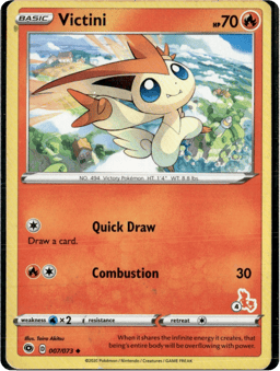 2020 Victini (#4 Cinderace Stamped) #007/073 Miscellaneous Cards & Products