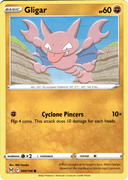 2022 Gligar #95 Lost Origin