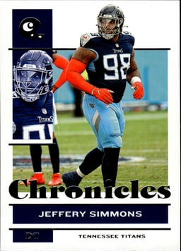 2021 Jeffery Simmons #100 Chronicles