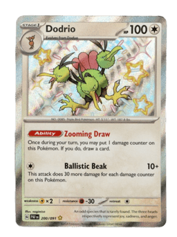 2024 Dodrio #200 Paldean Fates