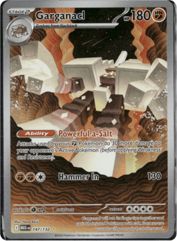 2025 Garganacl #147 Mega Evolution