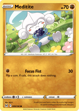 2022 Meditite #99 Lost Origin