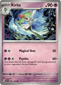 2023 Kirlia #85 Scarlet & Violet