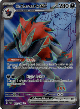 2025 N's Zoroark ex #175 Journey Together