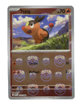 2025 Tepig  (Master Ball) #011 White Flare