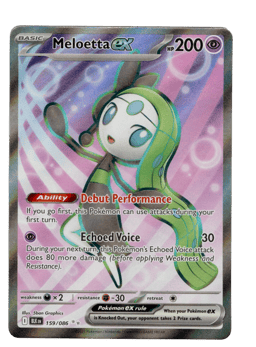 2025 Meloetta ex #159 Black Bolt