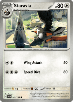 2023 Staravia #149 Scarlet & Violet