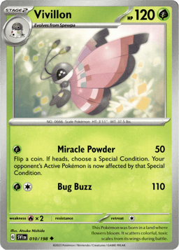 2023 Vivillon #10 Scarlet & Violet