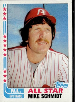 1982 Mike Schmidt #339 Baseball
