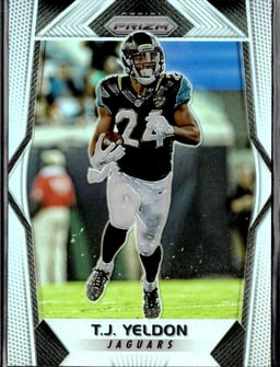 2017 T.J. Yeldon #28 Prizm