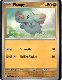 2024 Phanpy #48 Paldean Fates