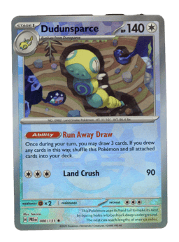 2025 Dudunsparce  (Poke Ball)  #80 Prismatic Evolutions