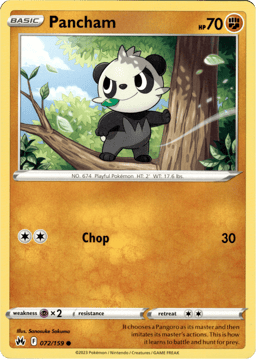2023 Pancham #72 Crown Zenith