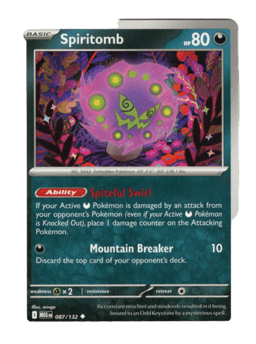 2025 Spiritomb #87 Mega Evolution