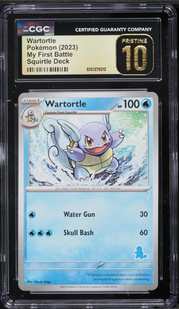 2023 Pokemon Scarlet & Violet My First Battle Squirtle Deck Wartortle CGC 10 PRISTINE