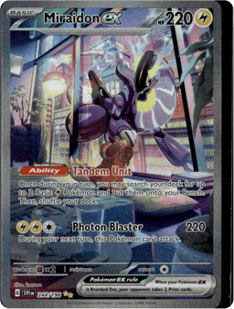 2023 Miraidon ex #244 Scarlet & Violet