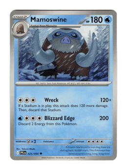 2025 Mamoswine #25 Phantasmal Flames