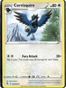 2021 Corvisquire #220 Fusion Strike