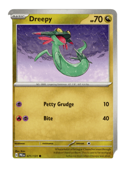 2025 Dreepy #71 Prismatic Evolutions