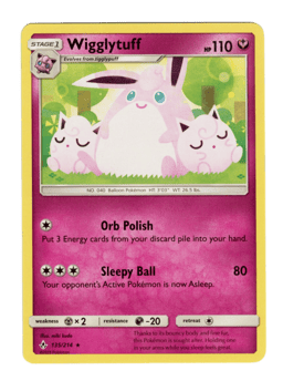 2019 Wigglytuff #135 Unbroken Bonds