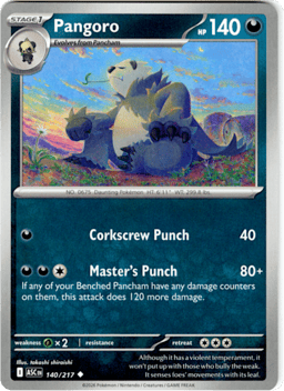 2026 Pangoro #140 Ascended Heroes