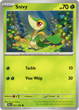 2025 Snivy #1 Black Bolt