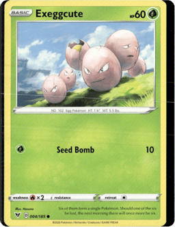 2020 Exeggcute #4 Vivid Voltage