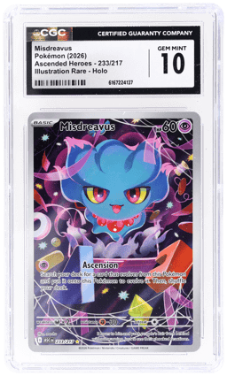 2026 Pokemon Mega Evolution Ascended Heroes Illustration Rare Misdreavus #233 CGC 10