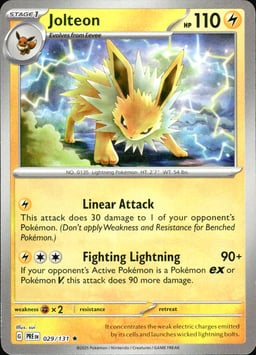 2025 Jolteon  (Poke Ball)  #29 Prismatic Evolutions