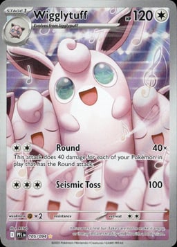 2025 Wigglytuff #105 Phantasmal Flames