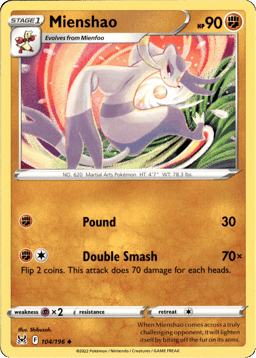 2022 Mienshao #104 Lost Origin