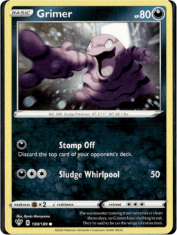 2020 Grimer #100 Darkness Ablaze